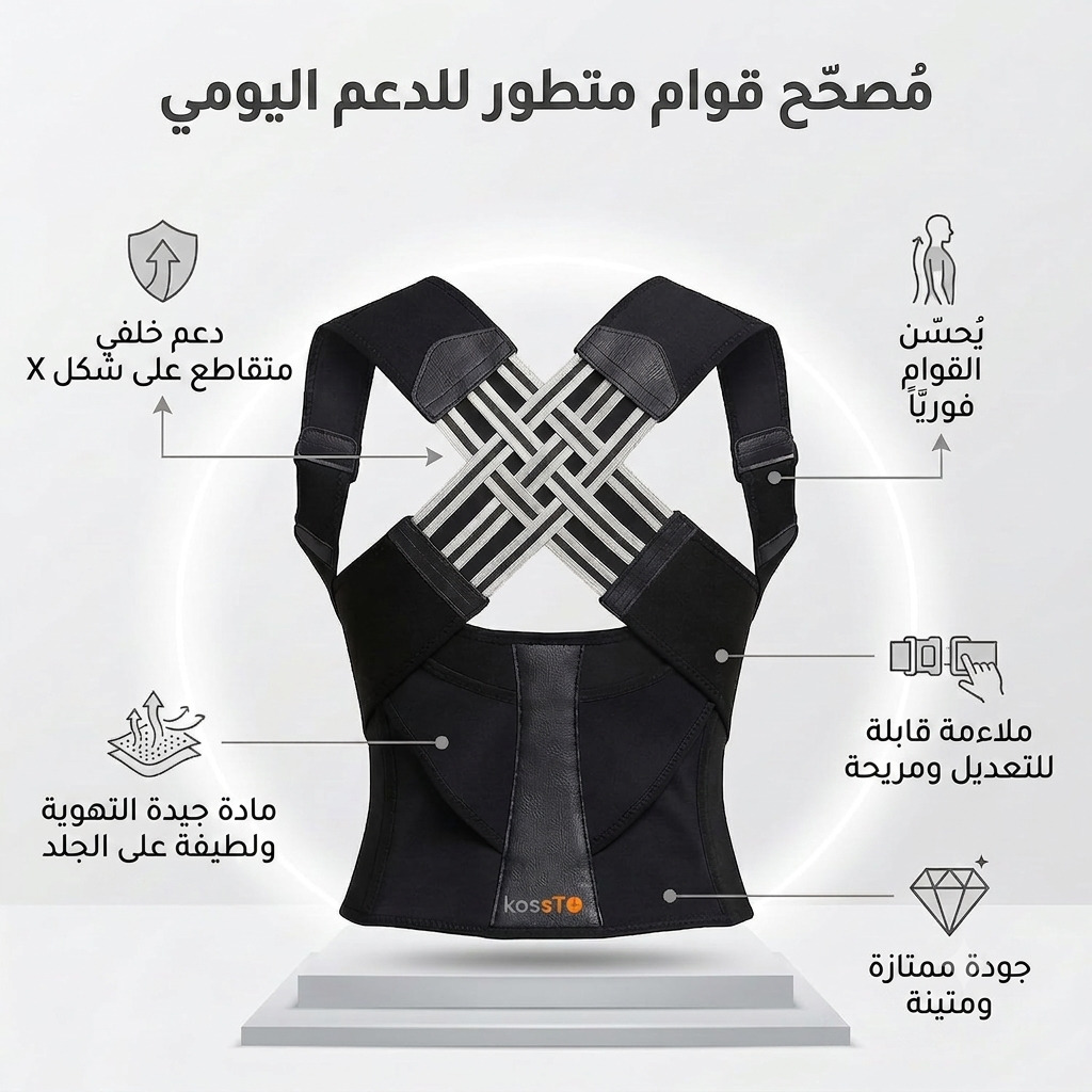 حزام تعديل الظهر و الأكتاف